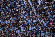 16 July 2017; Dublin supporters on Hill 16 watch the final few minutes of the Leinster GAA Football Senior Championship Final match between Dublin and Kildare at Croke Park in Dublin. Photo by Ray McManus/Sportsfile