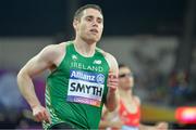 16 July 2017; Jason Smyth of Ireland competing in the Men's 100m T13 during the 2017 Para Athletics World Championships at the Olympic Stadium in London. Photo by Luc Percival/Sportsfile