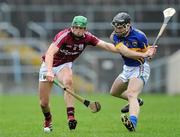 11 March 2012; Niall Burke, Galway, in action against Conor O'Mahony, Tipperary. Allianz Hurling League Division 1A, Tipperary v Galway, Semple Stadium, Thurles, Co. Tipperary. Picture credit: Brian Lawless / SPORTSFILE