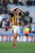 17 March 2012; Aaron Kernan, Crossmaglen Rangers, shows his disappointment after the game ended in a draw. AIB GAA Football All-Ireland Senior Club Championship Final, Crossmaglen Rangers, Armagh, v Garrycastle, Westmeath, Croke Park, Dublin. Picture credit: Pat Murphy / SPORTSFILE