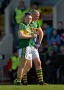 18 March 2012; Kerry's Kieran Donaghy and Peter Crowley, left, during the game. Allianz Football League, Division 1, Round 5, Cork v Kerry, Pairc Ui Chaoimh, Cork. Picture credit: Stephen McCarthy / SPORTSFILE