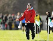 18 March 2012; Mayo manager James Horan reacts on the sideline. Allianz Football League, Division 1, Round 5, Donegal v Mayo, Fr. Tierney Park, Ballyshannon, Donegal. Picture credit: Oliver McVeigh / SPORTSFILE