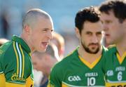 18 March 2012; Kieran Donaghy, Kerry, speaks with team-mates ahead of the game, including Paul Galvin and Eoin Brosnan, right. Allianz Football League, Division 1, Round 5, Cork v Kerry, Pairc Ui Chaoimh, Cork. Picture credit: Stephen McCarthy / SPORTSFILE