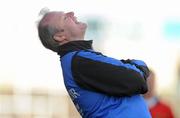18 March 2012; Laois manager Teddy McCarthy reacts after a missed opportunity by his side. Allianz Hurling League, Division 1B, Round 3, Laois v Clare, O'Moore Park, Portlaoise, Co. Laois. Picture credit: Diarmuid Greene / SPORTSFILE