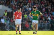 18 March 2012; Noel O'Leary, Cork, and Paul Galvin, Kerry, during the game. Allianz Football League, Division 1, Round 5, Cork v Kerry, Pairc Ui Chaoimh, Cork. Picture credit: Stephen McCarthy / SPORTSFILE