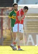 18 March 2012; Noel O'Leary, Cork, and Paul Galvin, Kerry, following an altercation during the game. Allianz Football League, Division 1, Round 5, Cork v Kerry, Pairc Ui Chaoimh, Cork. Picture credit: Stephen McCarthy / SPORTSFILE