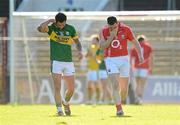 18 March 2012; Noel O'Leary, Cork, and Paul Galvin, Kerry, following an altercation during the game. Allianz Football League, Division 1, Round 5, Cork v Kerry, Pairc Ui Chaoimh, Cork. Picture credit: Stephen McCarthy / SPORTSFILE