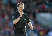 18 March 2012; Referee Maurice Deegan. Allianz Football League, Division 1, Round 5, Cork v Kerry, Pairc Ui Chaoimh, Cork. Picture credit: Stephen McCarthy / SPORTSFILE