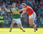 18 March 2012; Declan O'Sullivan, Kerry, in action against Paudie Kissane, Cork. Allianz Football League, Division 1, Round 5, Cork v Kerry, Pairc Ui Chaoimh, Cork. Picture credit: Stephen McCarthy / SPORTSFILE