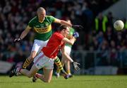 18 March 2012; Kieran Donaghy, Kerry, in action against Alan O'Connor, Cork. Allianz Football League, Division 1, Round 5, Cork v Kerry, Pairc Ui Chaoimh, Cork. Picture credit: Stephen McCarthy / SPORTSFILE