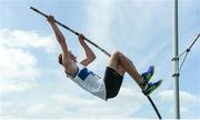 16 July 2017; Diarmuid Harty, West Waterford AC, in action during the Boy's Under 18 Pole Vault event, during the AAI Juvenile Championships Day 3 in Tullamore, Co Offaly. Photo by Tomás Greally/Sportsfile