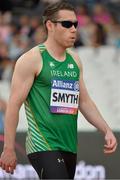 16 July 2017; Jason Smyth of Ireland competing in the Men's 200m T13 heats during the 2017 Para Athletics World Championships at the Olympic Stadium in London. Photo by Luc Percival/Sportsfile