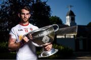 18 July 2017; In attendance during the 2017 GAA Football All Ireland Senior Championship Series National Launch at The Argory is Ronan McNamee of Tyrone with the Sam Maguire Cup. Photo by Cody Glenn/Sportsfile