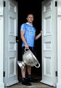 18 July 2017; In attendance during the 2017 GAA Football All Ireland Senior Championship Series National Launch at The Argory is Ciarán Kilkenny of Dublin with the Sam Maguire Cup. Photo by Cody Glenn/Sportsfile