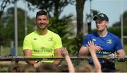 18 July 2017; Leinster's Mick Kearney, left, and Cathal Marsh during Bank of Ireland Leinster Rugby Summer Camp in Seapoint. Photo by Piaras Ó Mídheach/Sportsfile