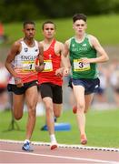 15 July 2017; Darragh McElhinney of Coláiste Pobail Bantry, Co Cork, on his way to winning the Boys 1500m event during the SIAB T&F Championships at Morton Stadium in Santry, Co. Dublin. Photo by Piaras Ó Mídheach/Sportsfile