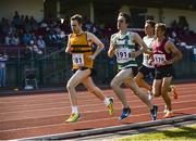 18 July 2017; Eric Curran of Leevale AC, Co. Cork, left, and Fergal Curtin of Youghal AC, Co. Waterford, lead the field during the Open Men's 3000m during the Cork City Sports event at CIT in Co. Cork. Photo by Sam Barnes/Sportsfile