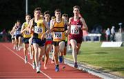 18 July 2017; Matthew Murnane of Leevale AC, Co. Cork, second from right, on his way to winning the Junior Men's 1500m during the Cork City Sports event at CIT in Co. Cork. Photo by Sam Barnes/Sportsfile