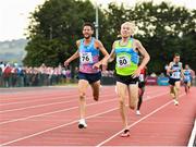 18 July 2017; Reid Bucchanan of USA, right, on his way to winning the Men's 3000m ahead of Collis Bermingham of Australia, who finished second, during the Cork City Sports event at CIT in Co. Cork. Photo by Sam Barnes/Sportsfile