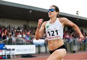 18 July 2017; Sheila Reid of Canada on her way to winning the Women's 3000m during the Cork City Sports event at CIT in Co. Cork. Photo by Sam Barnes/Sportsfile