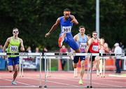 18 July 2017; Javier Culson of Puerto Rico on his way to winning the Men's 400m Hurdles during the Cork City Sports event at CIT in Co. Cork. Photo by Sam Barnes/Sportsfile