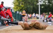 18 July 2017; David John Martin of Scotland competing in the Men's Long Jump during the Cork City Sports event at CIT in Co. Cork. Photo by Sam Barnes/Sportsfile