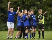 19 July 2017; From left JP McKeown, Shea Coburn, Elliott Nichols, Emmet Byrne and Christian Coburn at the Bank of Ireland Leinster Rugby Summer Camp in Dundalk, Co Louth. Photo by Matt Browne/Sportsfile