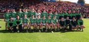 29 June 2002; The Limerick squad prior to Guinness All-Ireland Senior Hurling Championship Qualifier match between Cork and Limerick at Semple Stadium in Thurles, Tipperary. Photo by Brendan Moran/Sportsfile