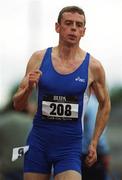 6 July 2002; Colm Rothery of Ireland during the 800m at the Cork City Sports event at the UCC Sports Grounds, Mardyke, Cork. Photo by Brendan Moran/Sportsfile