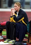 6 July 2002; Deirdre Ryan, Women's High Jump, at the Cork City Sports event at the UCC Sports Grounds, Mardyke, Cork. Photo by Brendan Moran/Sportsfile