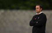 13 July 2002; Longford Town manager Alan Mathews during the eircom League Premier Division match between Longford Town and Bohemians at Flancare Park in Longford. Photo by David Maher/Sportsfile