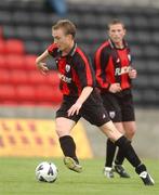 13 July 2002; Darragh Sheridan of Longford Town during the eircom League Premier Division match between Longford Town and Bohemians at Flancare Park in Longford. Photo by David Maher/Sportsfile