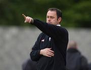 13 July 2002; Longford Town manager Alan Mathews during the eircom League Premier Division match between Longford Town and Bohemians at Flancare Park in Longford. Photo by David Maher/Sportsfile