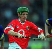 30 June 2002; Richard Butler of Cork during the Munster Minor Hurling Championship Final match between Cork and Tipperary at Páirc Uí Chaoimh in Cork. Photo by Ray McManus/Sportsfile