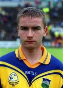 30 June 2002; Tipperary captain Patrick McCormack prior to the Munster Minor Hurling Championship Final match between Cork and Tipperary at Páirc Uí Chaoimh in Cork. Photo by Ray McManus/Sportsfile