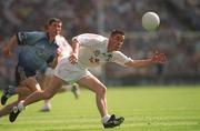 14 July 2002; Anthony Rainbow of Kildare gathers possession ahead of Colin Moran of Dublin during the Bank of Ireland Leinster Senior Football Championship Final match between Dublin and Kildare at Croke Park in Dublin. Photo by Ray McManus/Sportsfile
