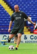 7 July 2002; John Hartson of Celtic warms-up before the pre-season friendly match between Shamrock Rovers and Celtic at Tolka Park in Dublin. Photo by Pat Murphy/Sportsfile