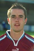 5 July 2002; Evan Creedon during a Drogheda United squad portraits session at O2 Park in Drogheda, Louth. Photo by Damien Eagers/Sportsfile