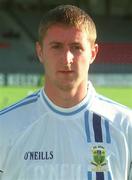 5 July 2002; Eoin Keating during a UCD squad portraits session at Dalymount Park in Dublin. Photo by Matt Browne/Sportsfile