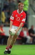 21 July 2002; Sean Levis of Cork during the Bank of Ireland Munster Football Final Replay match between Cork and Tipperary at Páirc Uí Chaoimh in Cork. Photo by Brendan Moran/Sportsfile