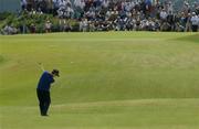26 July 2002; Tom Watson plays his second shot from the 8th fairway onto the green during day two of the Senior British Open at Royal County Down Golf Club in Newcastle, Down. Photo by Matt Browne/Sportsfile