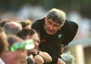 27 July 2002; Kildare manager Mick O'Dwyer talks to his selectors during during the Bank of Ireland All-Ireland Football Championship Qualifier match between Kerry and Kildare at Semple Stadium in Thurles, Tipperary. Photo by Ray McManus/Sportsfile
