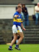 27 July 2002; Peter Lambert of Tipperary celebrates after scoring his side's first goal during the Bank of Ireland All-Ireland Senior Football Championship Qualifier Round 4 match between Mayo and Tipperary at Cusack Park in Ennis, Clare. Photo by Damien Eagers/Sportsfile