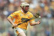 28 July 2002; Colm McGuckian of Antrim during the All-Ireland Senior Hurling Championship Quarter-Final match between Antrim and Tipperary at Croke Park in Dublin. Photo by Aoife Rice/Sportsfile