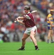 28 July 2002; Eugene Cloonan of Galway during the Guinness All-Ireland Senior Hurling Championship Quarter-Final match between Clare and Galway at Croke Park. Photo by Ray McManus/Sportsfile
