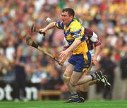 28 July 2002; Brian Quinn of Clare during the Guinness All-Ireland Senior Hurling Championship Quarter-Final match between Clare and Galway at Croke Park. Photo by Ray McManus/Sportsfile