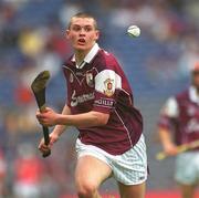 28 July 2002; Iarlaith Tannian of Galway during the All-Ireland Minor Hurling Championship Quarter-Final match between Cork and Galway at Croke Park in Dublin. Photo by Ray McManus/Sportsfile