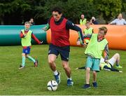 20 July 2017; Former Republic of Ireland player Keith Andrews in action at an FAI Festival of Football at Kilkenny Castle in Kilkenny. Photo by Matt Browne/Sportsfile