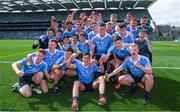16 July 2017; The Dublin minor players with lifts The Murray Cup after Electric Ireland Leinster GAA Football Minor Championship Final match between Dublin and Louth at Croke Park in Dublin. Photo by Ray McManus/Sportsfile