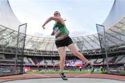 20 July 2017; Noelle Lenihan of Ireland competing in the Women's Discus, F38 during the 2017 Para Athletics World Championships at the Olympic Stadium in London. Photo by Luc Percival/Sportsfile